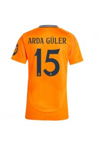 Fotbalové Dres Real Madrid Arda Guler #15 Dámské Venkovní Oblečení 2024-25 Krátký Rukáv